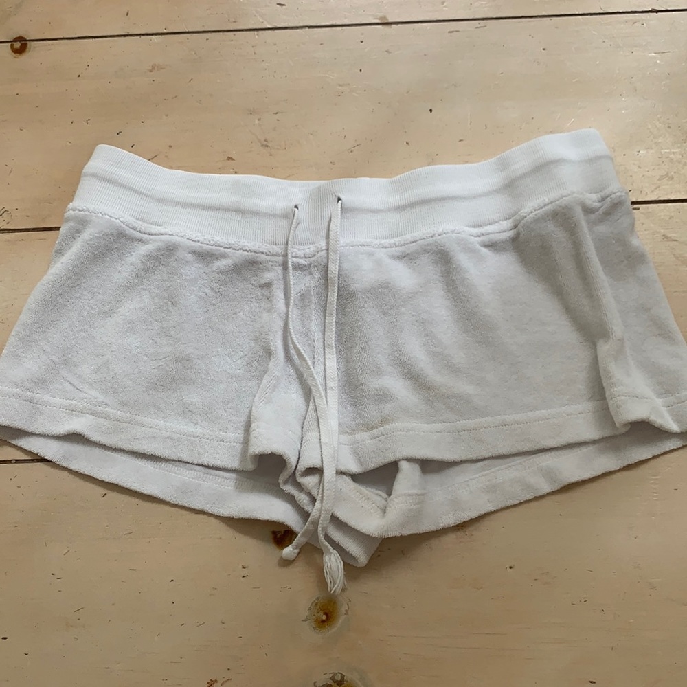 White Hard Tail Shorts